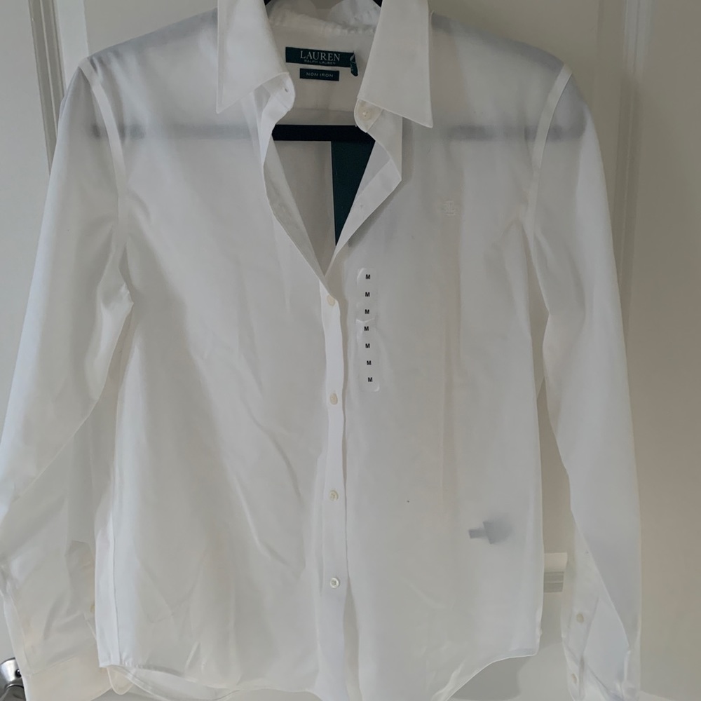 Classic white button down